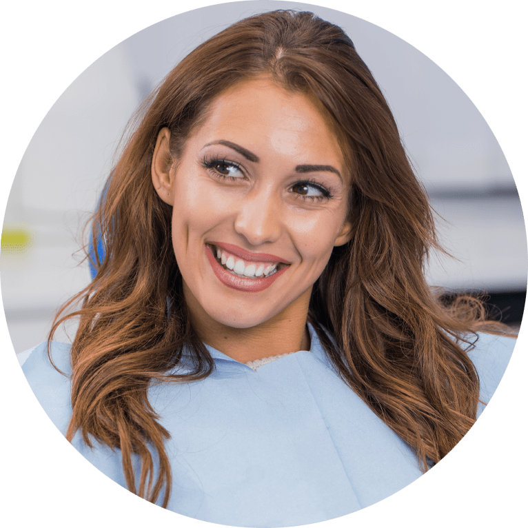 dental restoration patient smiling